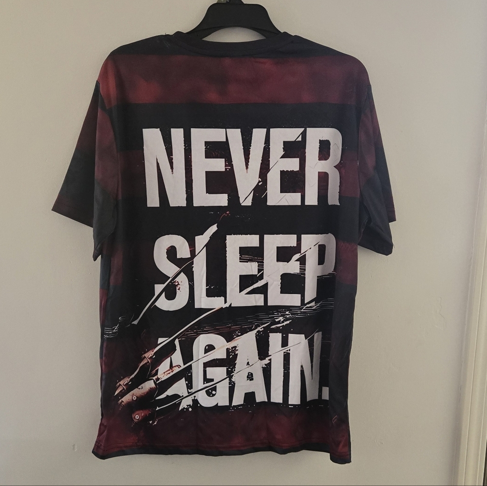 🍒🍒 Freddy Krueger Striped Graphic T-Shirt - Picture 5 of 8